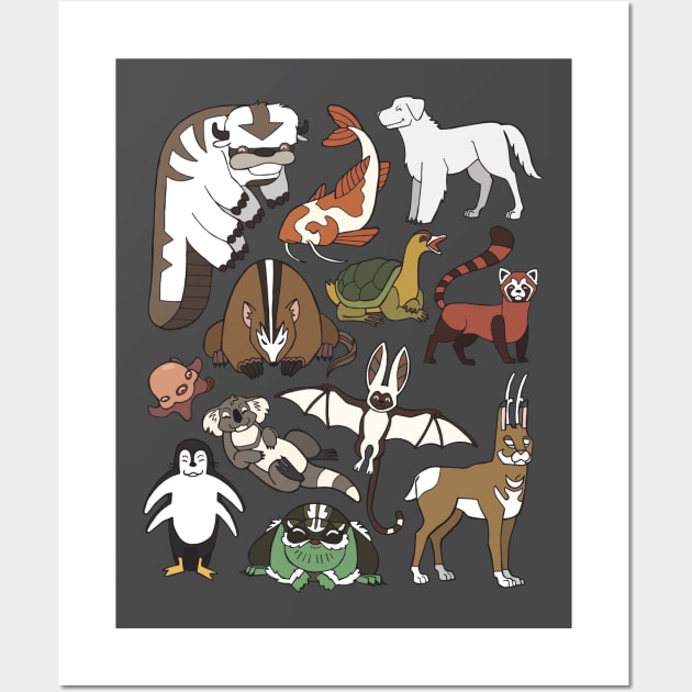 Avatar Menagerie Wall Art by Soft Biology